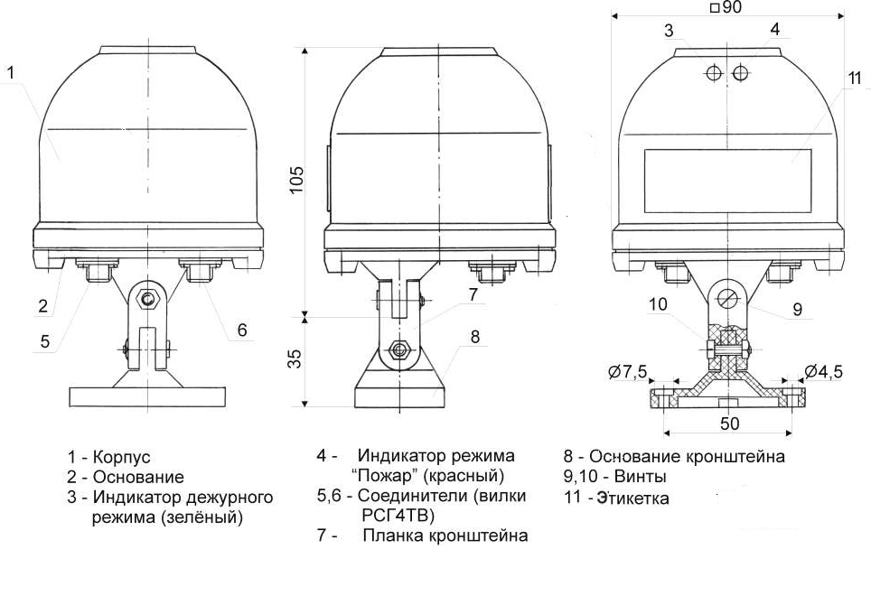 Схема IP54